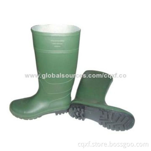 Men's plastic PVC rain boots